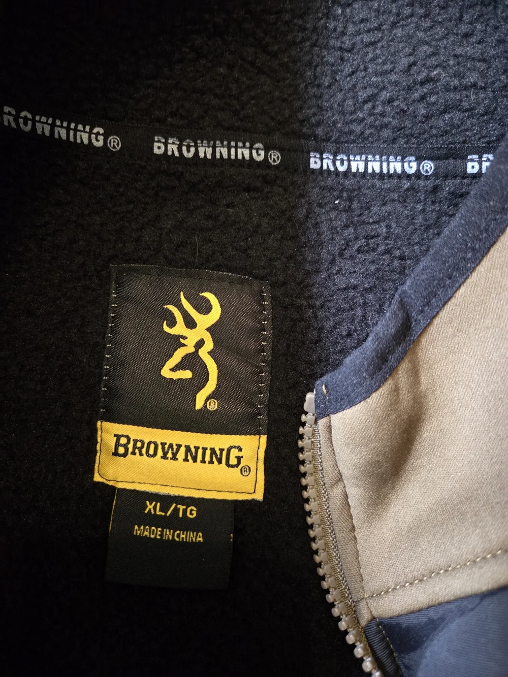 Browning Men's Brown Softshell Zip Vest